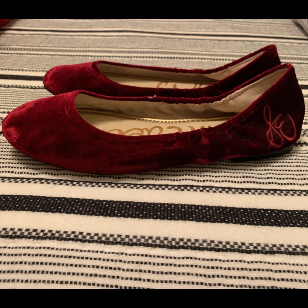 Sam Edelman Fritz Flats in Cranberry